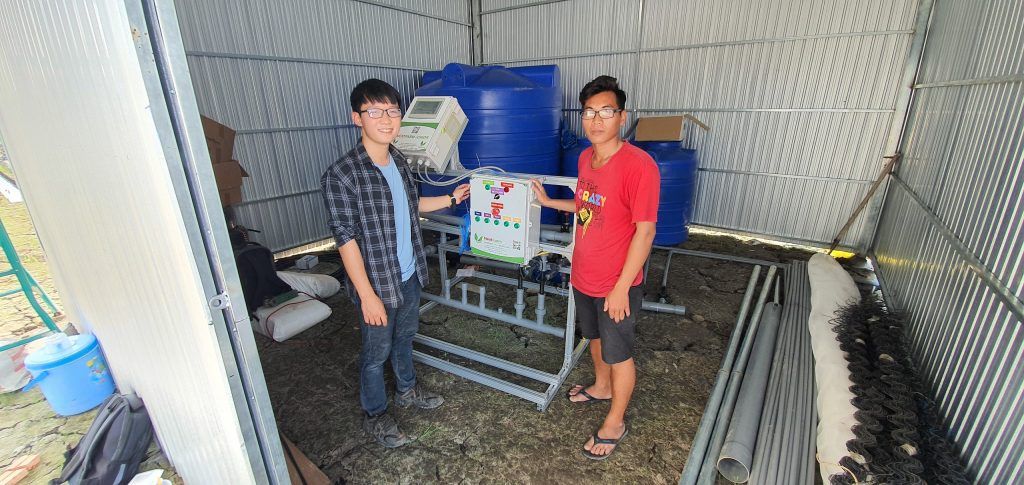 Anh Tiến đầu tư hệ thống châm phân dinh dưỡng tự động Nextfarm Fertikit 4G