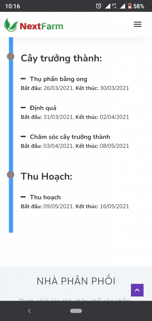 phần mềm truy xuất Nextfarm