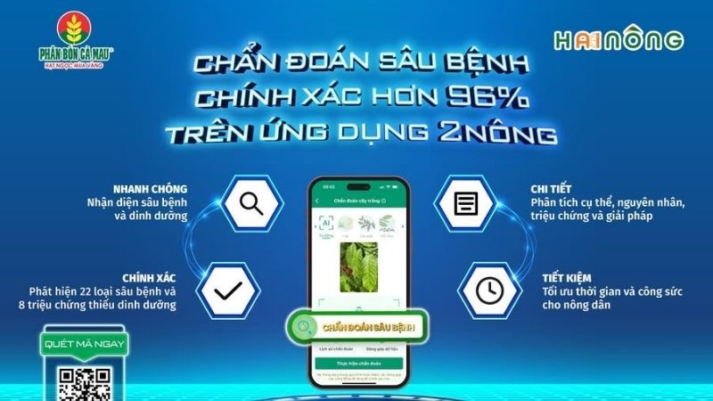 Phần mềm nhận diện sâu bệnh cây trồng 2Nông