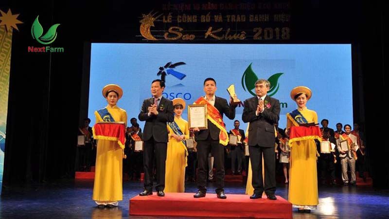 Giải pháp quản lý đầm nuôi tôm NextX vinh dự nhận giải Sao Khuê 2018