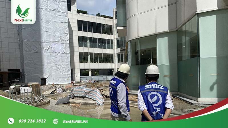  [Hà Nội] NextFarm phối hợp cùng nhà thầu Nhật Bản Kuhihara triển khai dự án Indochine Plaza