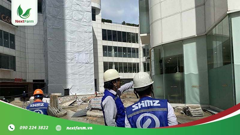 [Hà Nội] NextX phối hợp cùng nhà thầu Nhật Bản Kuhihara triển khai dự án Indochine Plaza