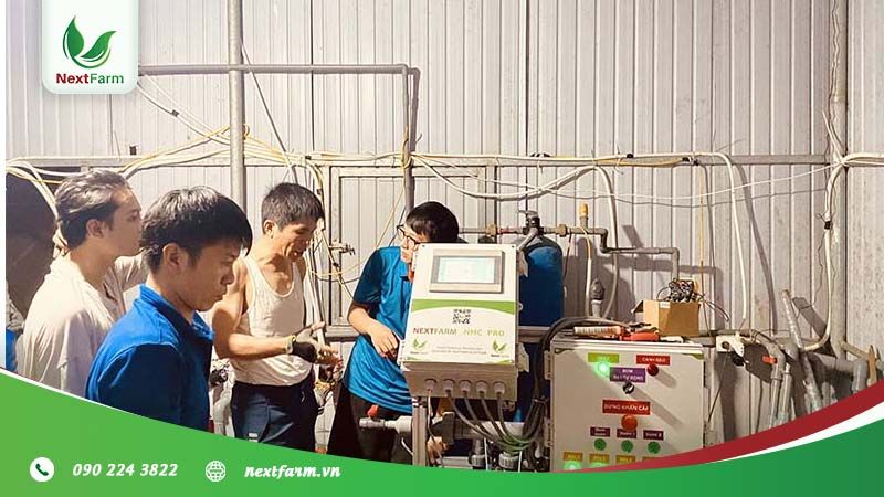 [Hà Tĩnh] NextFarm triển khai mô hình NextFarm Fertikit 4G cho Thạch Môn Farm