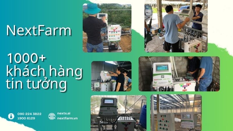 Giải pháp tưới thông minh với máy điều khiển dinh dưỡng tưới tự động NextFarm