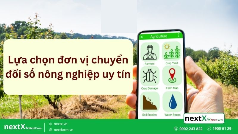 nextx nextfarm đơn vị chuyển đổi số nông nghiệp