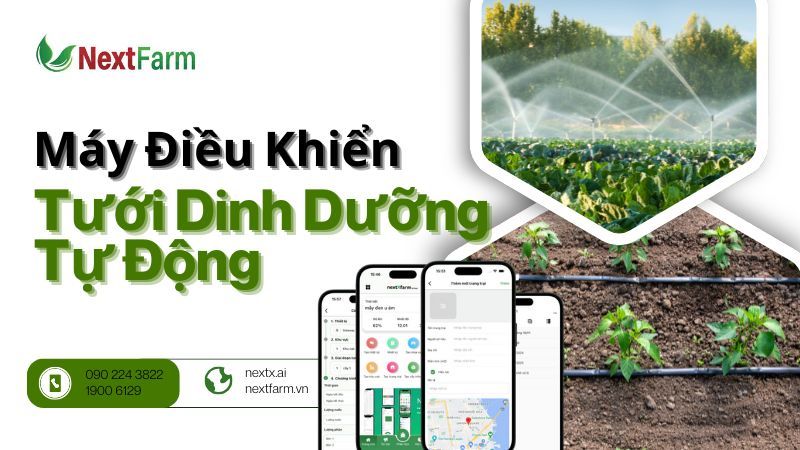 Máy điều khiển dinh dưỡng tưới tự động