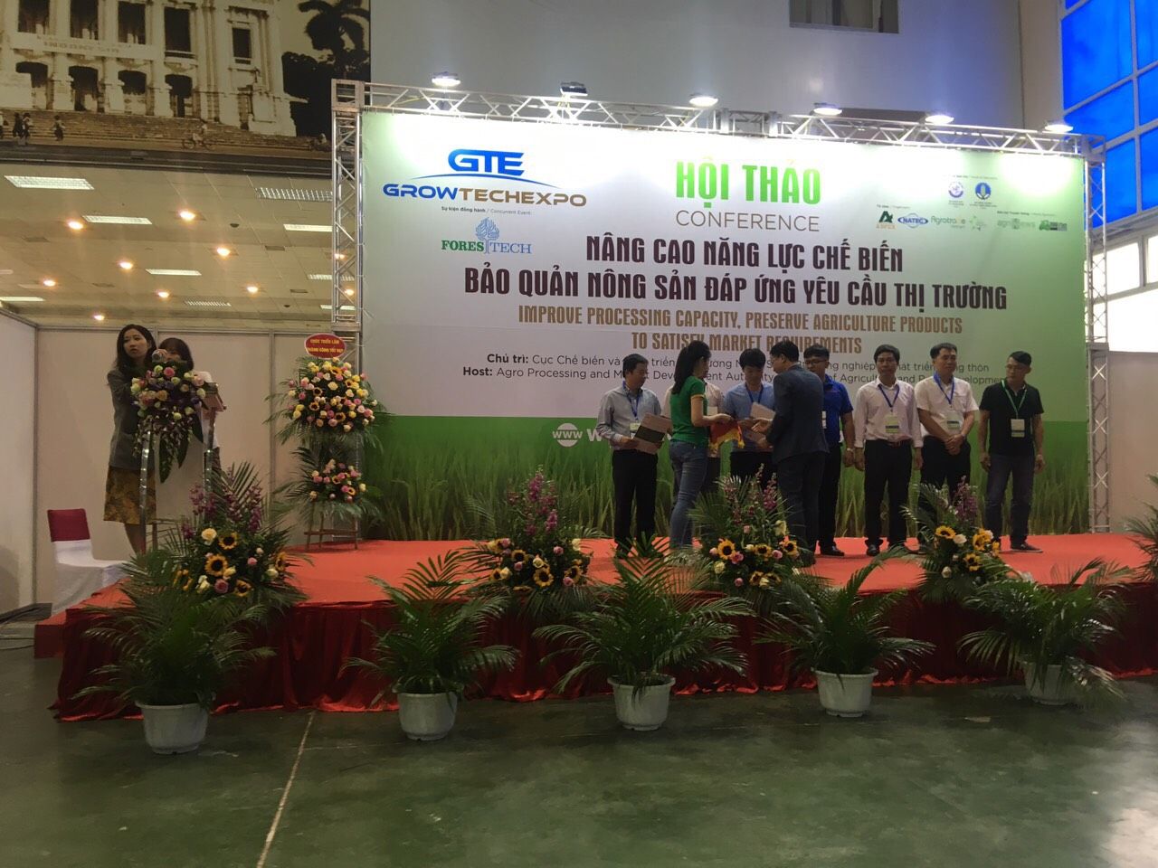 NextFarm giới thiệu sản phẩm tại gian hàng triển lãm Growtech