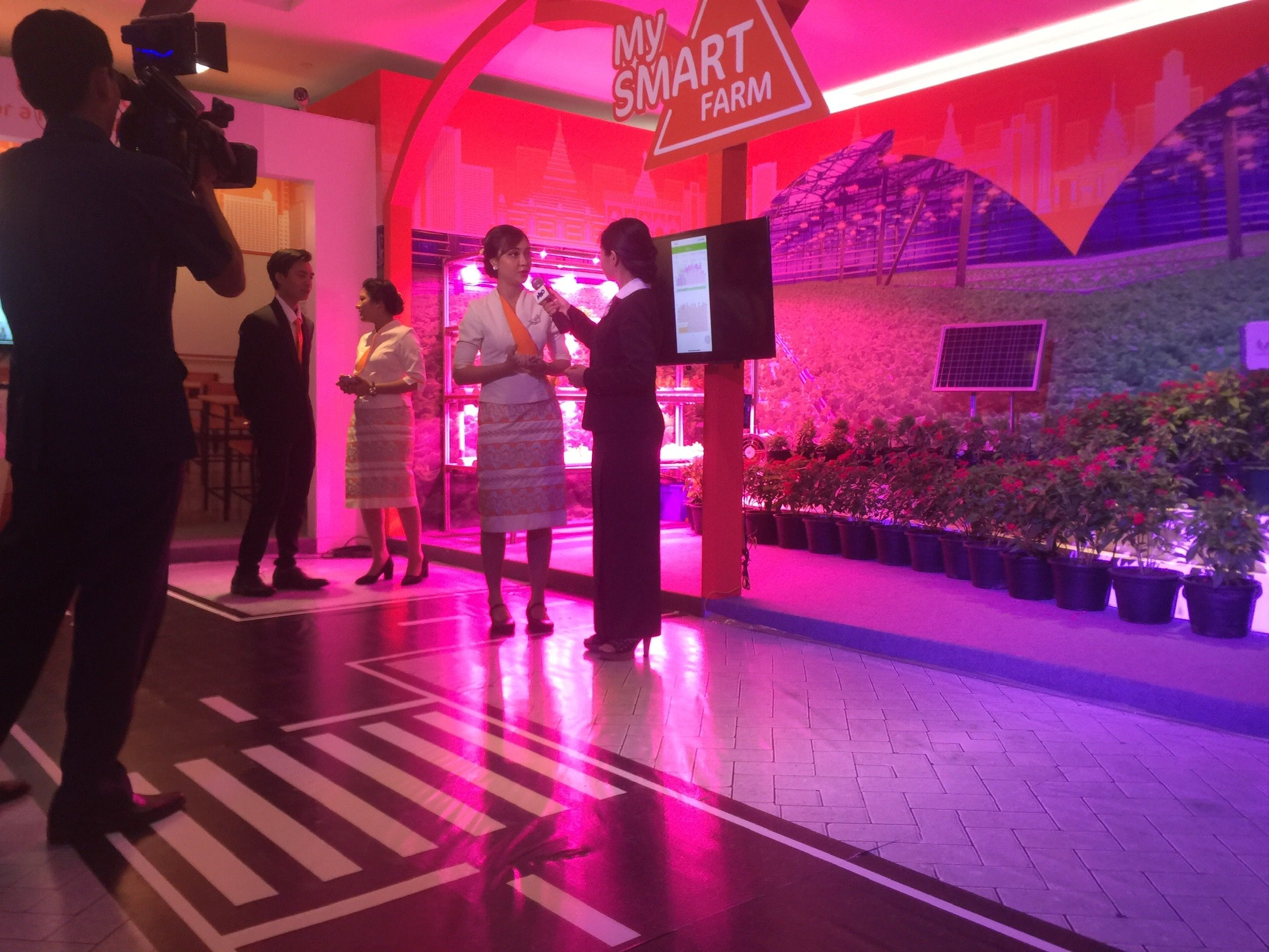 Đơn vị ngoài duy nhất được Viettel tin tưởng chọn cho khu trải nghiệm buổi khai trương quan trọng của Viettel tại Myanmar Nông nghiệp thông minh NextX