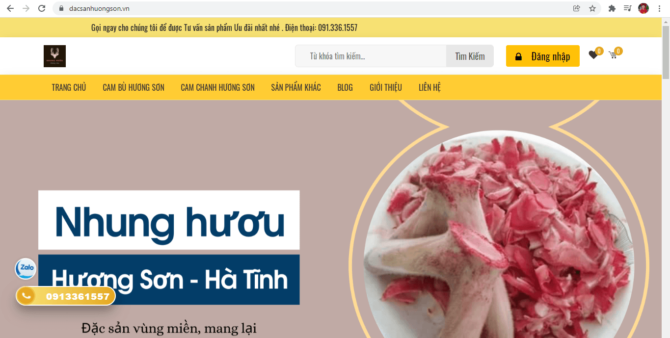 website tmđt nông nghiệp