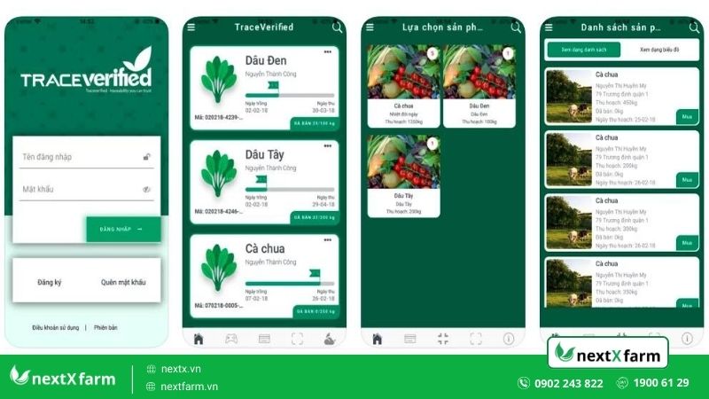 phần mềm nhật ký sản xuất nông nghiệp