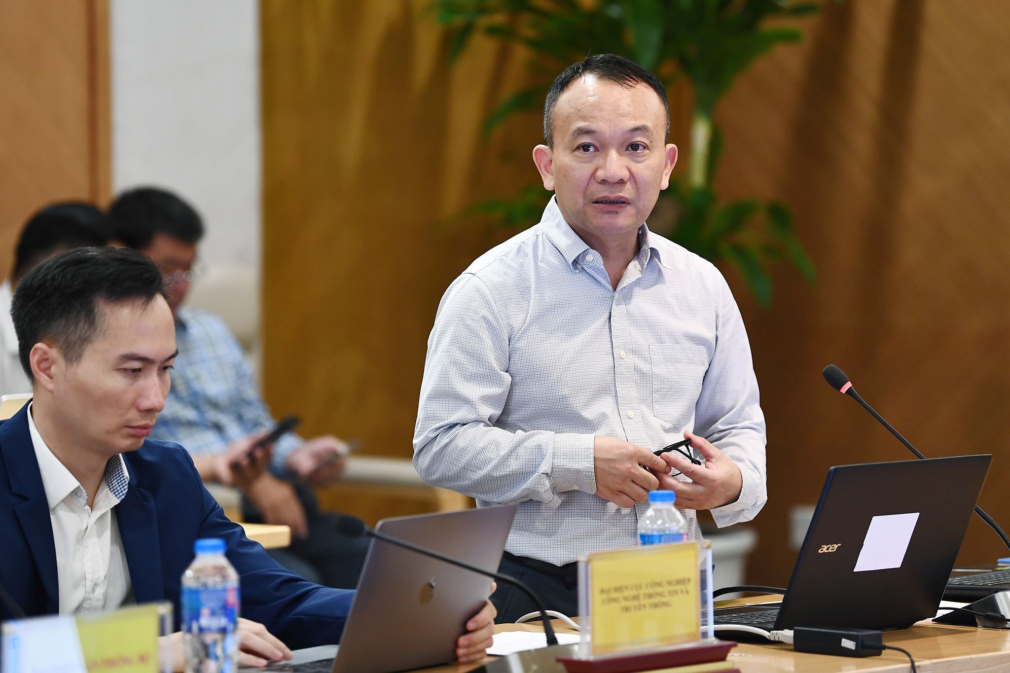 NextX vinh dự khi được Bộ TT&TT phát biểu chia sẻ về giải thưởng “Sản phẩm công nghệ số Make in Viet Nam” đem lại tại họp báo