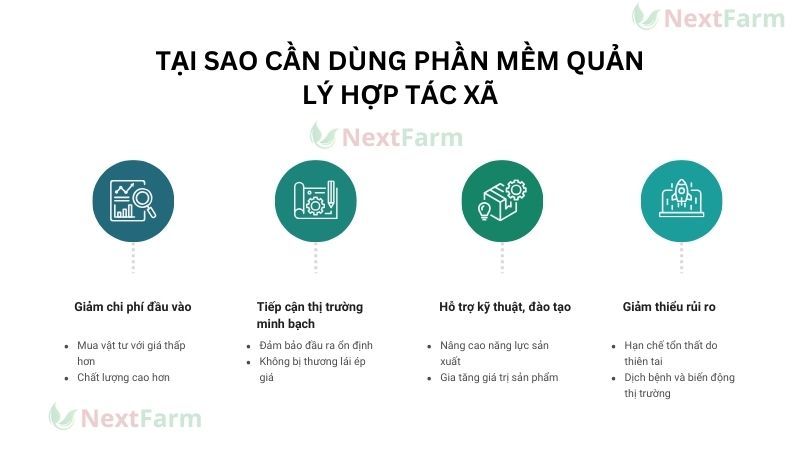 Tại sao cần phải sử dụng phần mềm quản lý hợp tác xã?