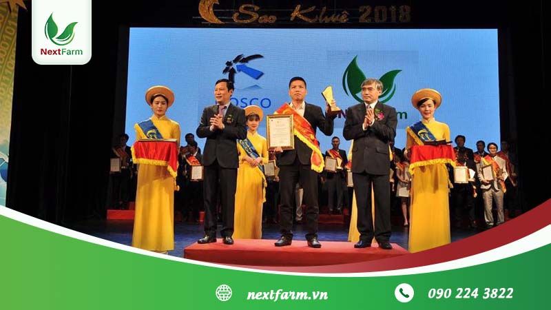 Giải pháp quản lý nuôi trồng thủy sản lần thứ 4 nhận giải Sao Khuê 2018