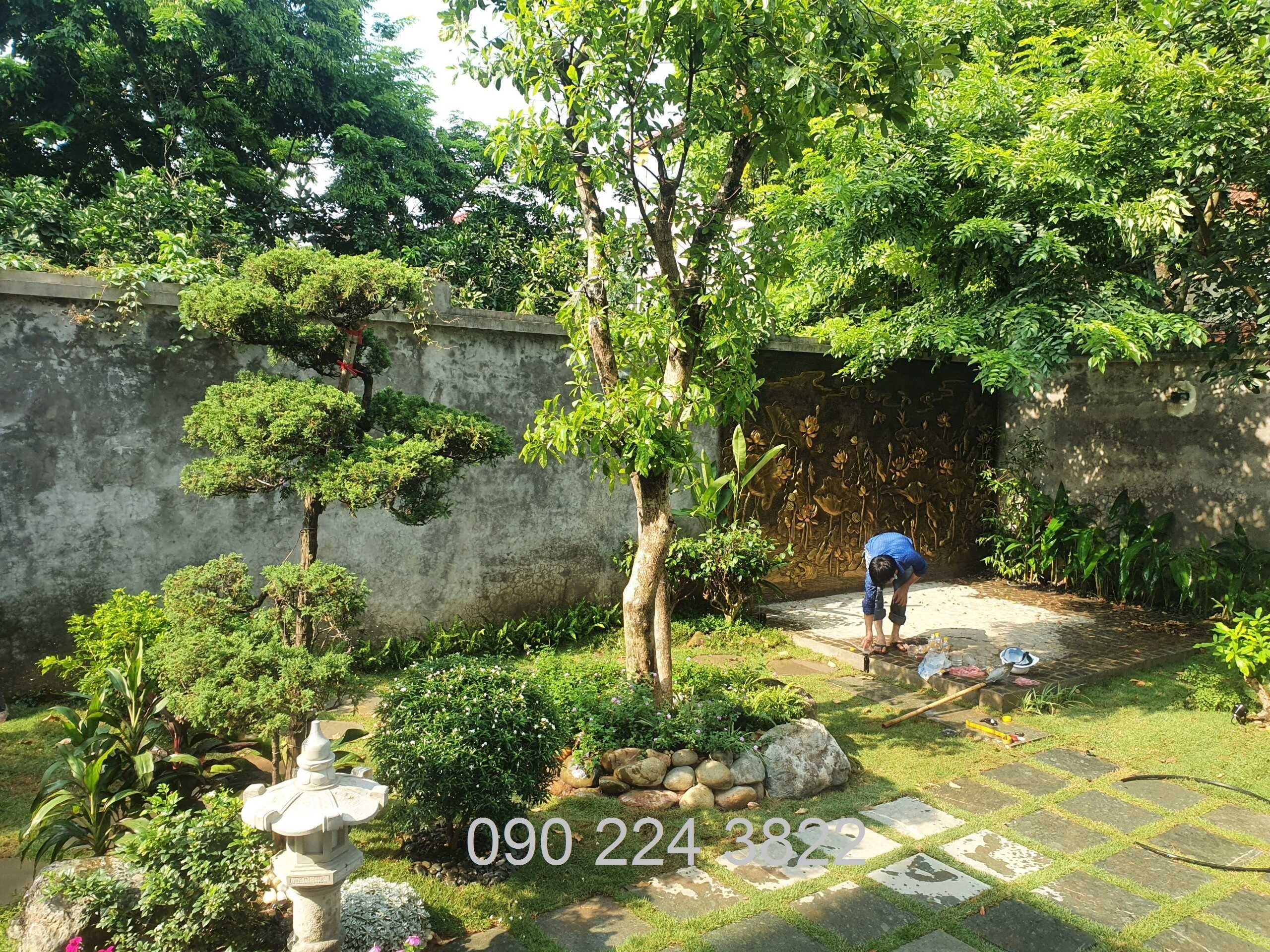 hệ thống tưới tự động sân vườn biệt thự Nextfarm