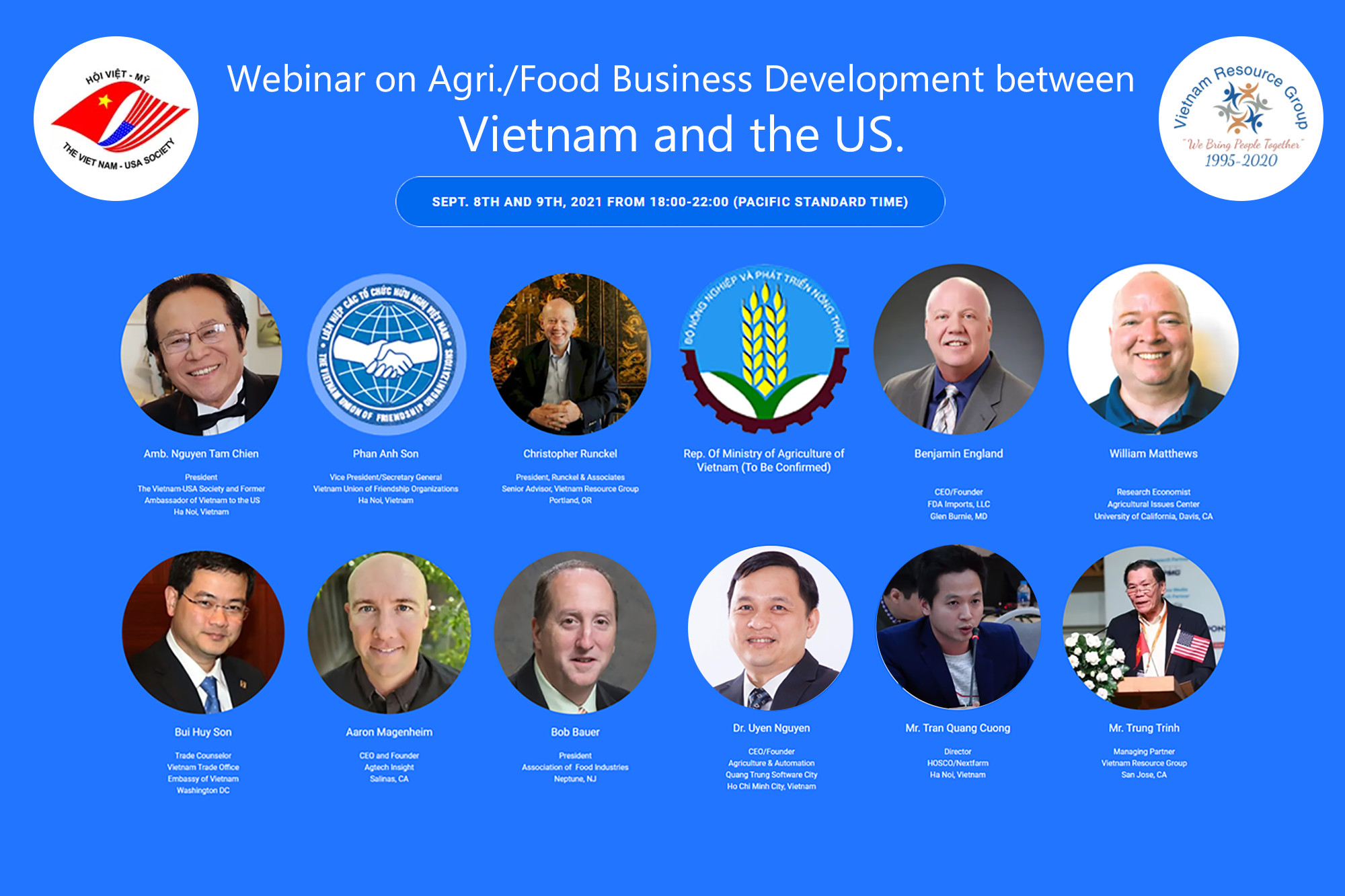 CEO Nextfarm làm diễn giả phát biểu tại tọa đàm trực tuyến Giao lưu Việt Mỹ – Cơ hội hợp tác giao thương kinh doanh Nông sản