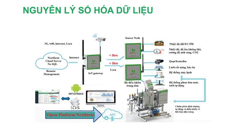 Cơ chế hoạt động của máy điều khiển dinh dưỡng tự động NextFarm Fertikit 4G